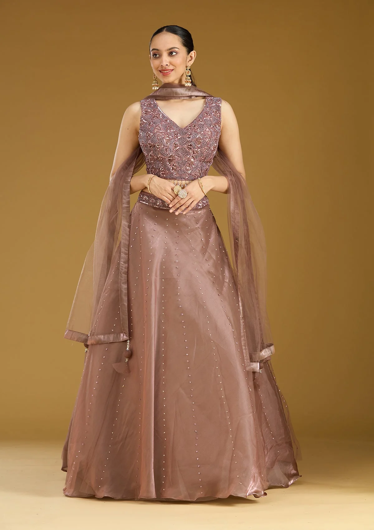 Lehengas with Modern Shehzadi on top