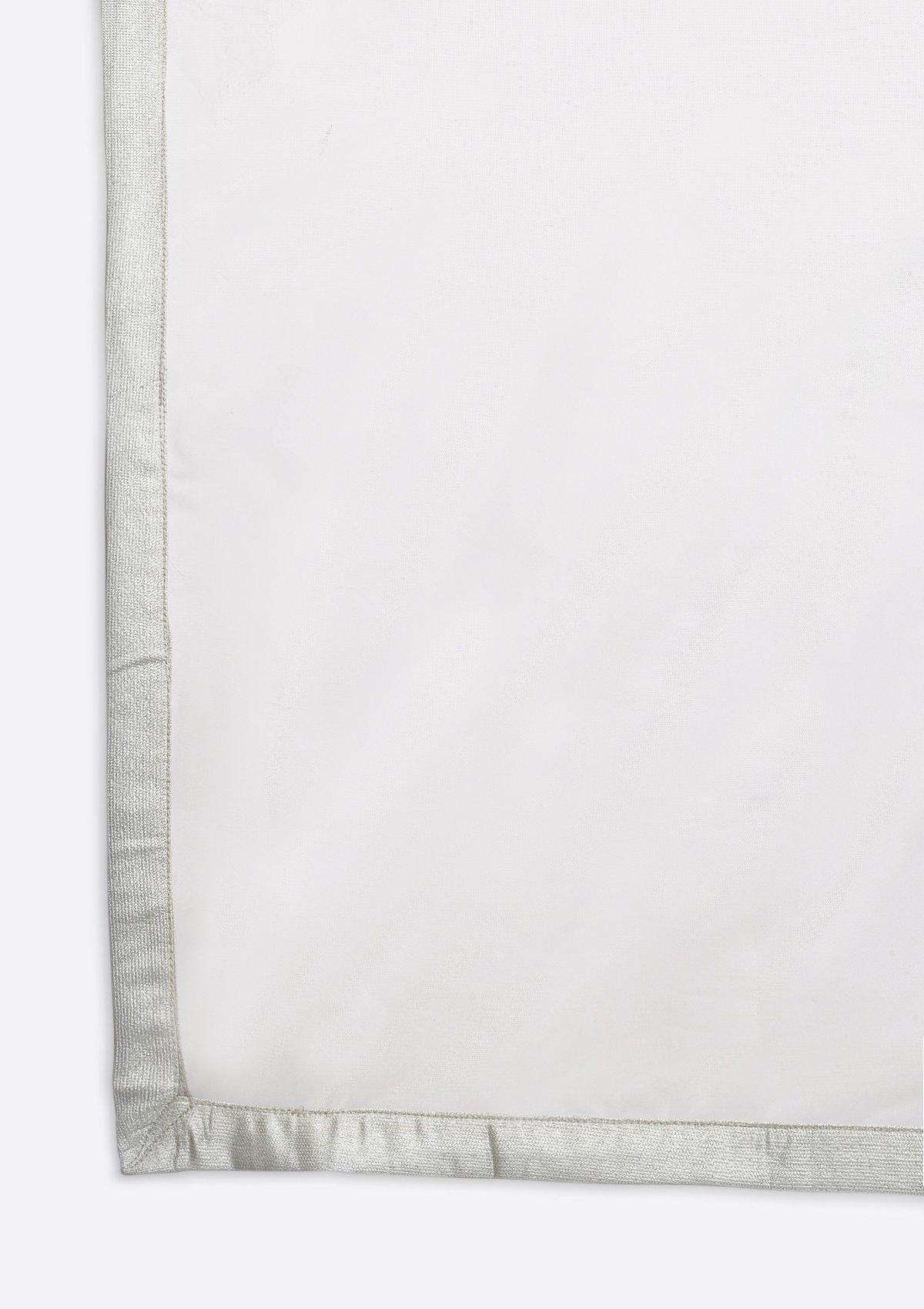 Light Grey Zariwork Net Designer Gown - Image 8