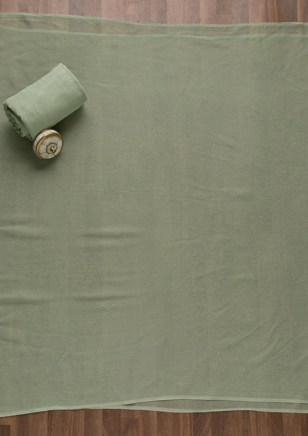 Mustard Yellow Threadwork Chanderi Readymade Salwar Suit - Image 12