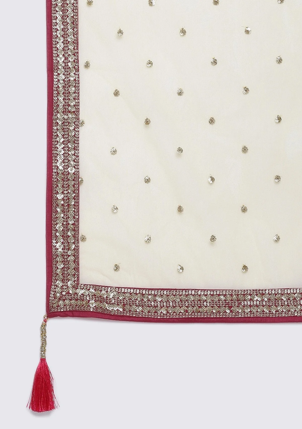 Rani Pink Sequins Net Readymade Lehenga - Image 8